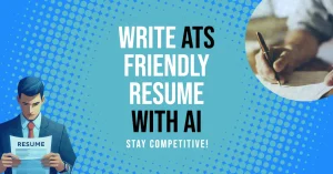 ATS Friendly AI Resume Builder Blog Title